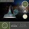 Vaxcel Dorado 1 Light Dusk to Dawn Green White Farmhouse Barn Dome Outdoor Wall Lantern T0482 - alternate 3